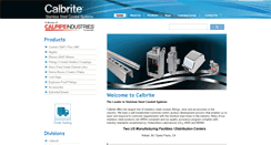 Desktop Screenshot of calbrite.com