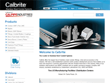 Tablet Screenshot of calbrite.com